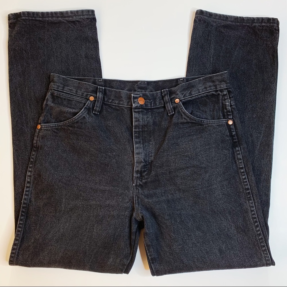 Vintage Black Wrangler High Waisted Mom Jeans